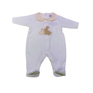 Babygrow em veludo “100% Bio”