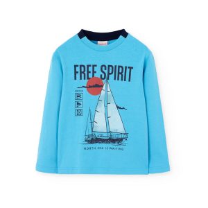 Camisola estampada para rapaz