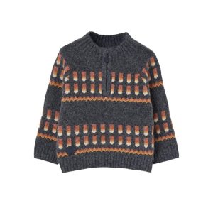 Camisola com estampado geométrico para menino