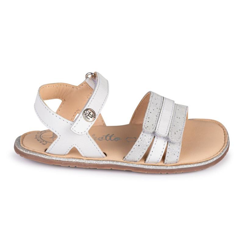 Sandália em pele com velcro Barefoot - Image 9