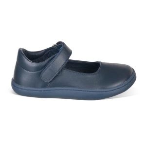 Sapato Barefoot de menina em pele com velcro