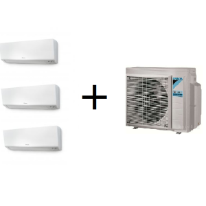 DAIKIN MULTI-SPLIT 3X1 GAMA PERFERA GÁS R-32 FTXM-A (9000+9000+12000 BTUS)