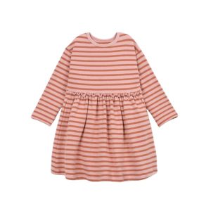 Vestido em algodão cardado para menina