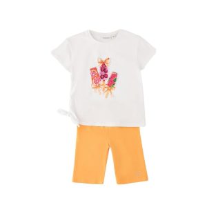 Conjunto em algodão para menina
